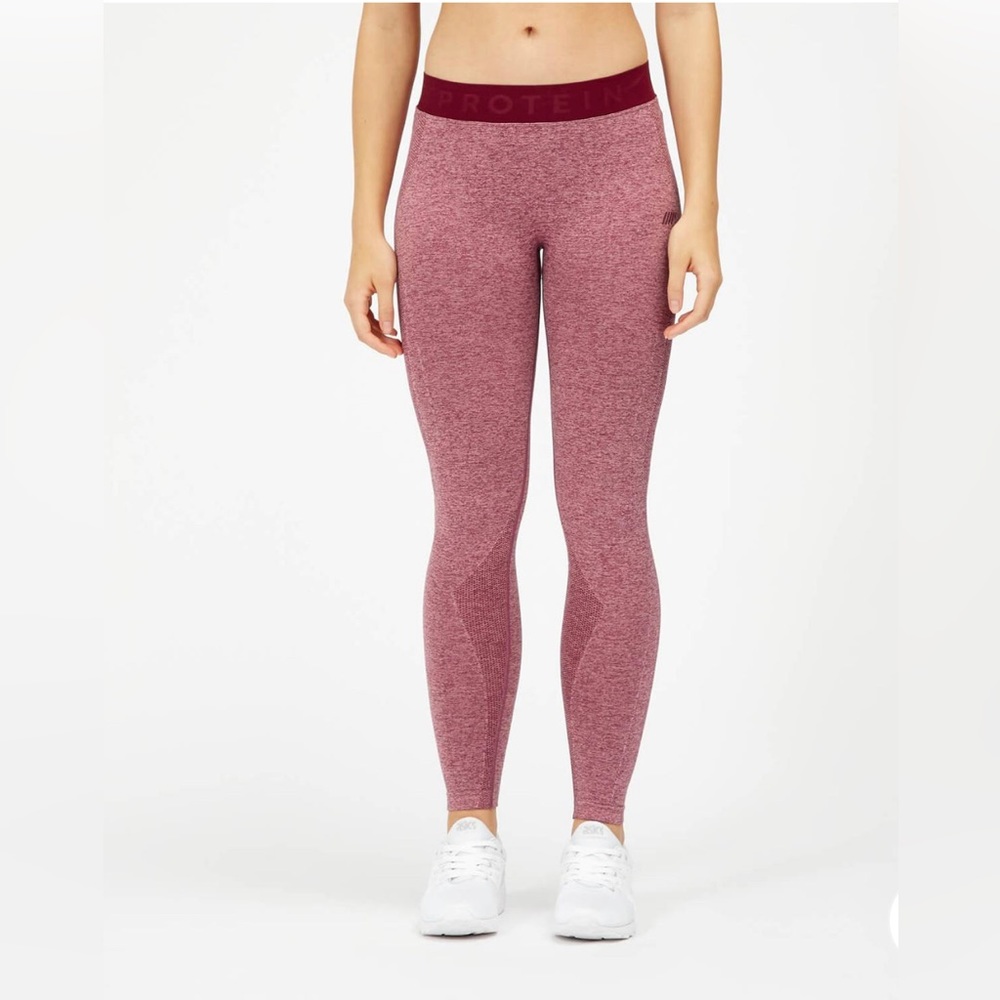 My Protein Women’s Inspire Seamless Leggings Size Medium Dusty Rose NWT